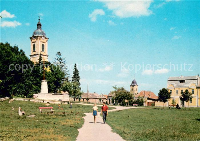 Putnok Blick zur Kirche