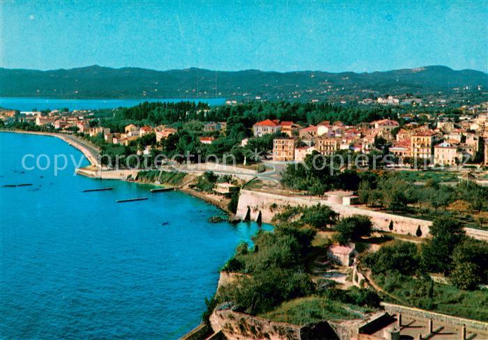 Korfu Corfu Panorama Kuestenort