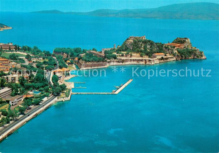Korfu Corfu Alte Festung Fliegeraufnahme
