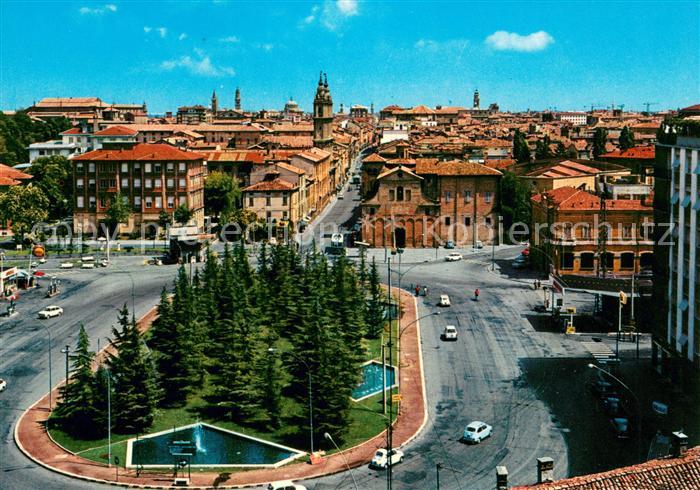 Parma Emilia-Romagna Piazzale Santa Croce e panorama