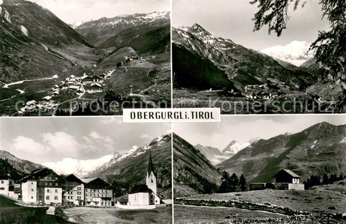 Obergurgl Soelden Tirol Panorama Teilansichten
