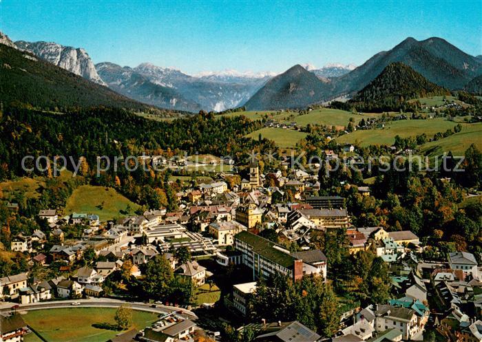 Bad Aussee Steiermark mit Totem Gebirge Fliegeraufnahme