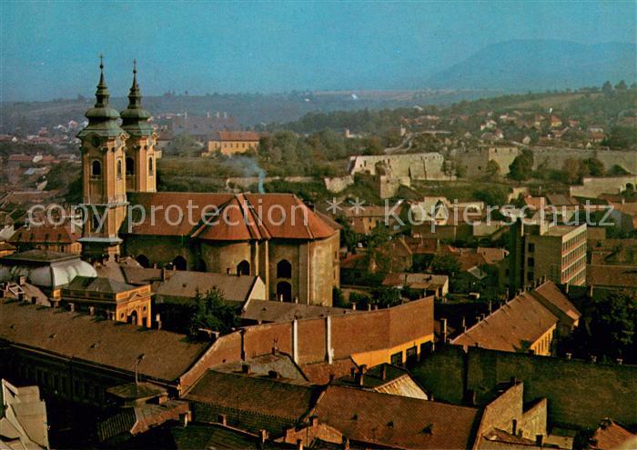 Eger Cheb Tschechien Stadtblick mit Kirche