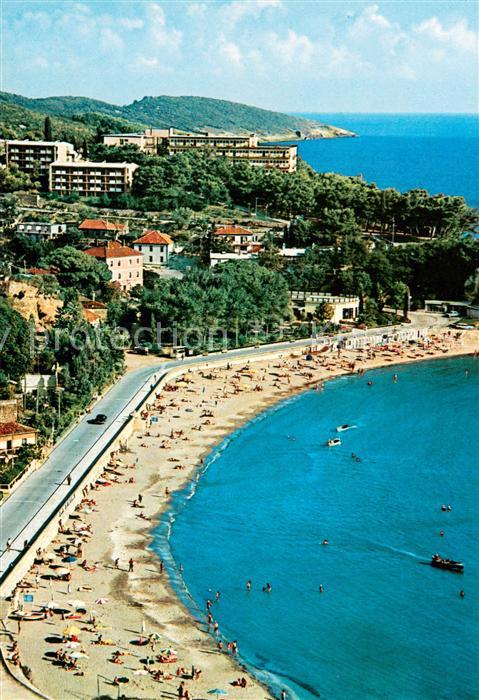 Ulcinj Fliegeraufnahme Strand