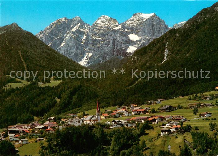 Telfes Stubai Panorama mit Kalkkoegel