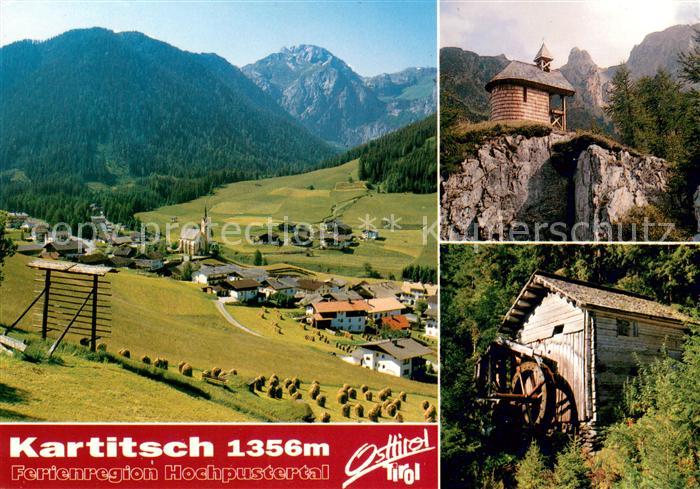 Kartitsch mit Prinz Heinrichs Kapelle am Weg zur Obstanser See Huette Alte Muehl