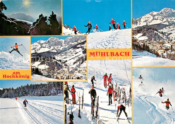 Muehlbach Hochkoenig Panorama Skipisten