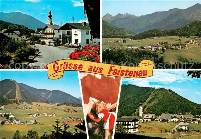 Faistenau Salzburg Ortspartie Panorama Teilansichten