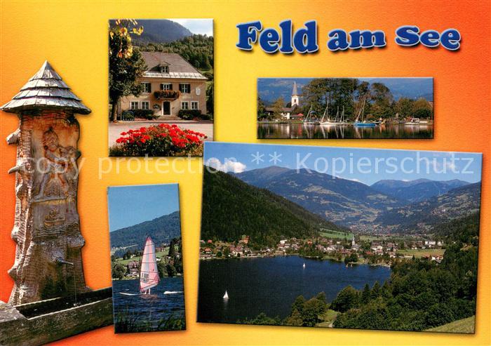 Feld See Brunnen Gasthaus Surfen Panorama