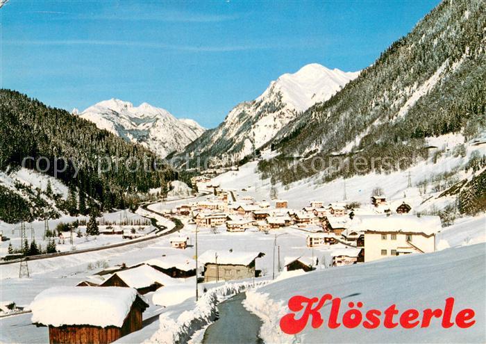 Kloesterle Vorarlberg Winterpanorama