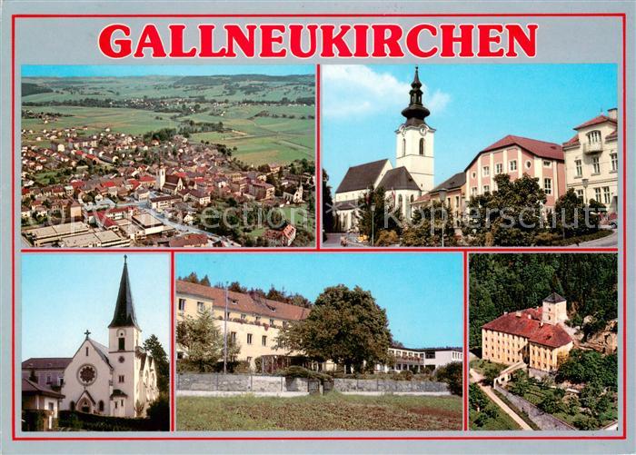 Gallneukirchen Panorama Kirche Schloss