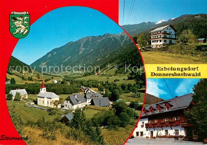 Donnersbachwald Panorama Gasthaus Seilbahn