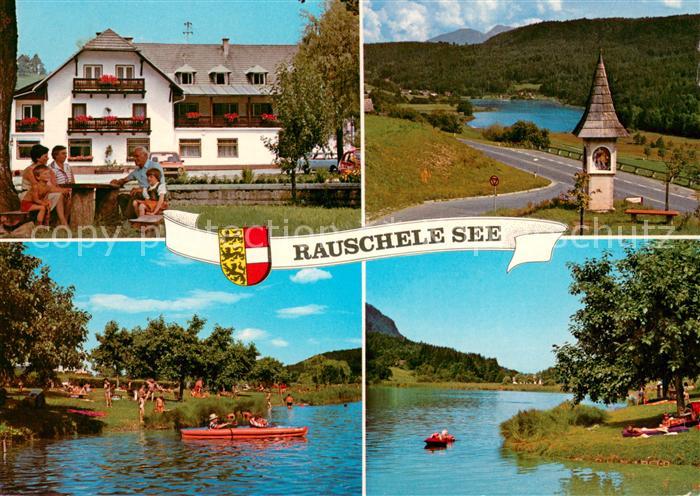 Keutschach See Gasthof Pension Rauschelesee Bildstock Seepartien