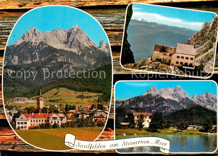 Saalfelden Steinernes Meer mit Breithorn Riemann Haus Ritzensee