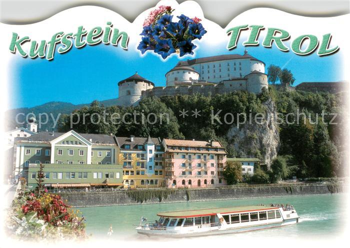 Kufstein Tirol Schloss Fahrgastschiff