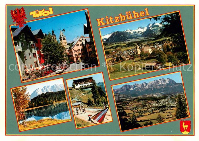 Kitzbuehel Tirol Hauptstrasse Kitzbueheler Alpen Schwarzsee Hahnenkamm Wilder Ka