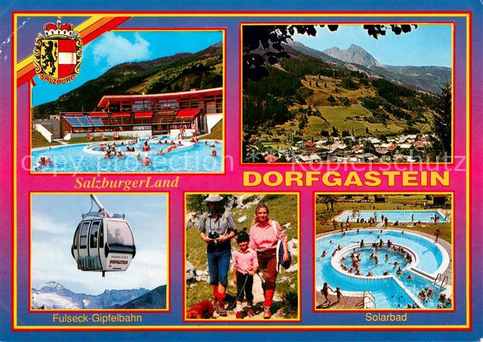 Dorfgastein Salzburger Land Fulseck Gipfelbahn Panorama Freibad mit Solarium
