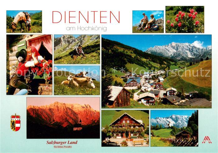 Dienten Hochkoenig Panorama Teilansichten