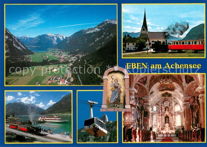 Eben Achensee Panorama Notburgakirche Inneres Seilbahn