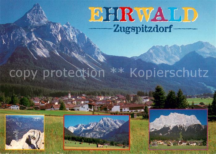 Ehrwald Tirol Zugspitzdorf Panorama