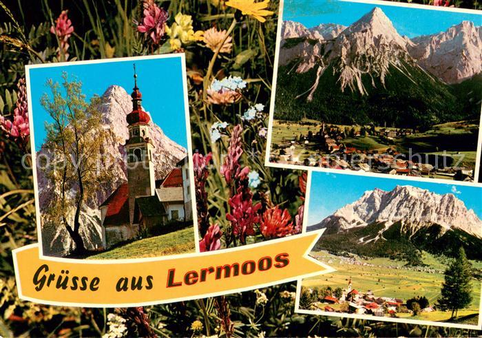 Lermoos Tirol Kirche Panorama