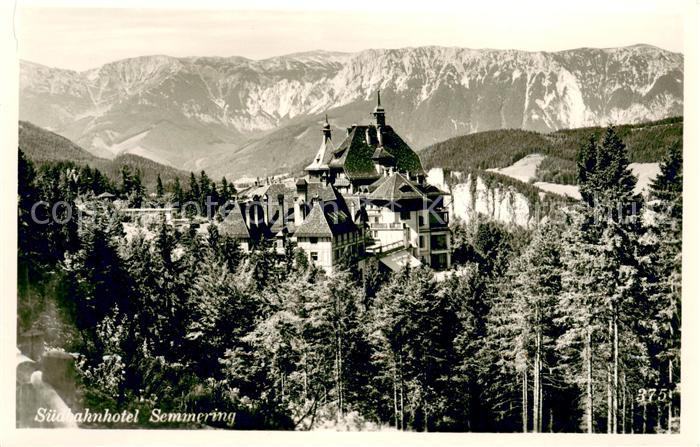 Semmering Niederoesterreich Suedbahnhotel