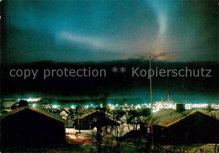 Kiruna Norrsken oever staden