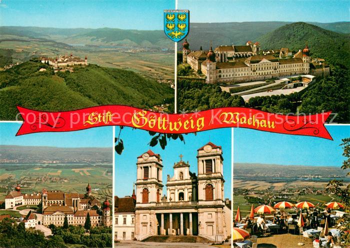 Goettweig Benediktinerstift Goettweig Panorama