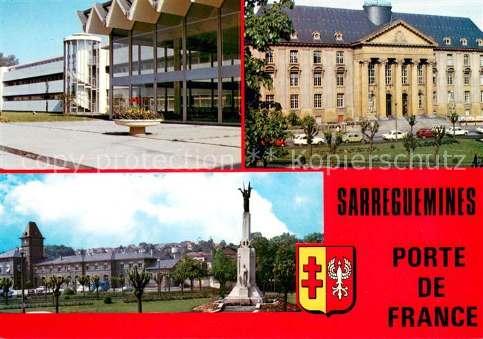 Sarreguemines La Cite Technique Industrielle Le Palais de Justice Le Monument au