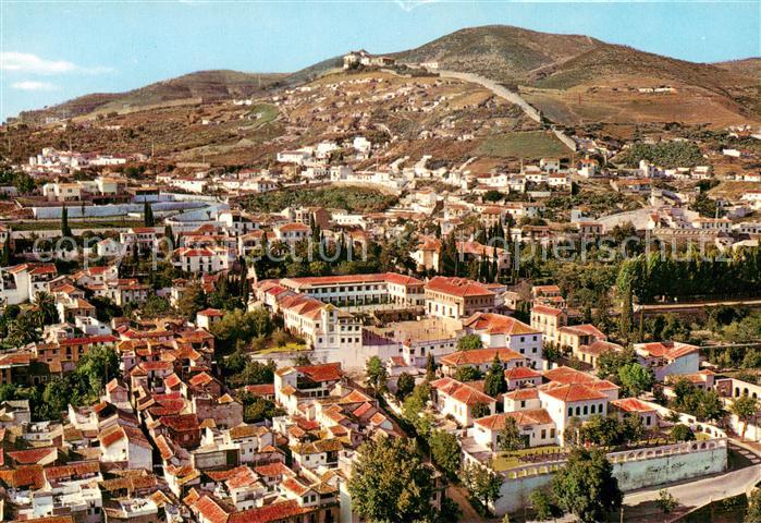 Granada Andalucia Vista parcial del Albarcin desde la Alhambra