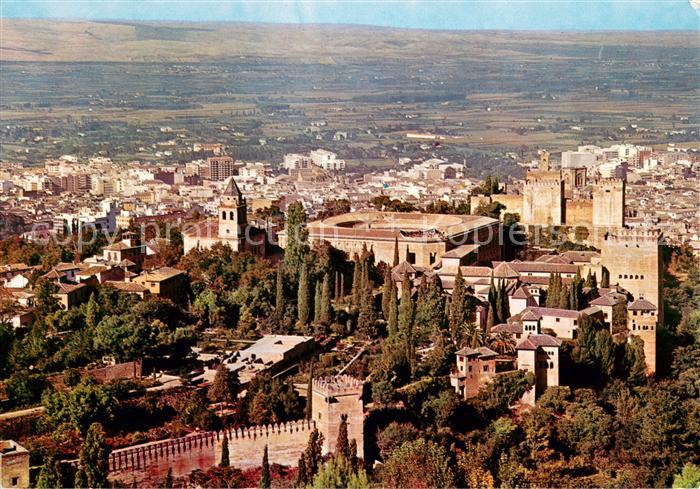 Granada Andalucia Vue generale aerienne