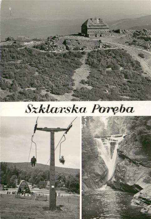 Szklarska Poreba Berghotel Szrenica Sessellift Wasserfall
