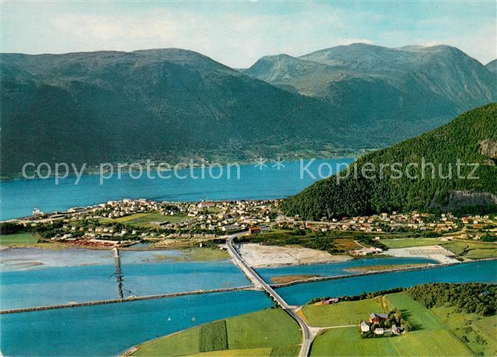 Andalsnes Fliegeraufnahme