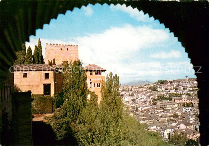 Granada Andalucia Vista parcial desde la Alhambra