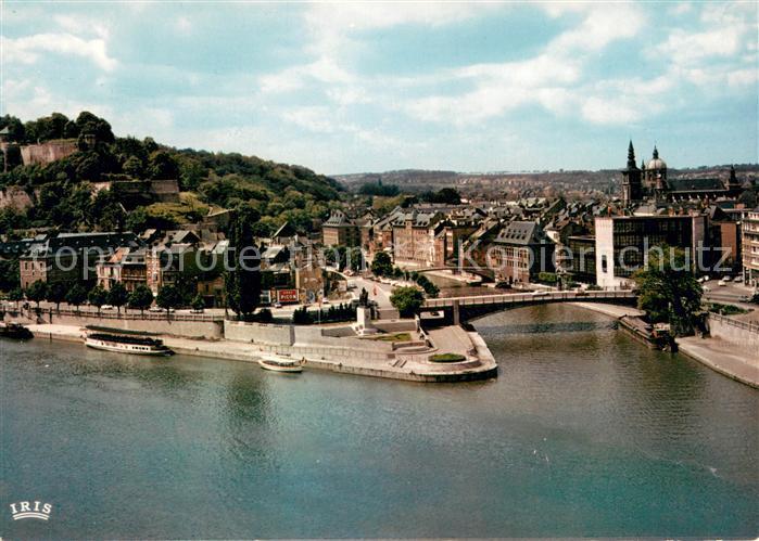 Namur sur Meuse Confluent Sambre et Meuse