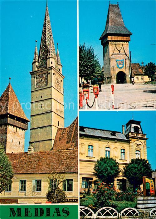 Medias Mediasch SIBIU Hermannstadt RO Horloge Porte de la cité Musee