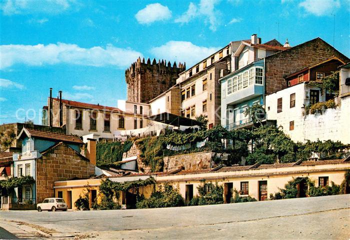 Chaves Casas típicas e castelo Typische Haeuser und Schloss