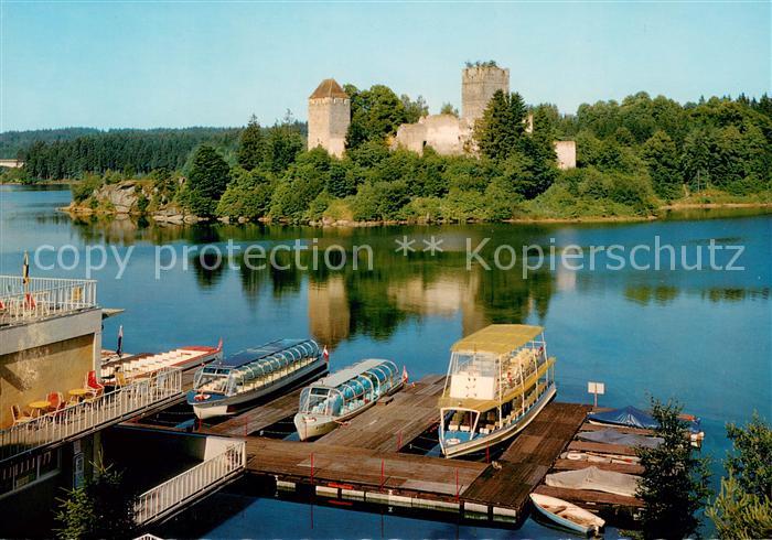 Ottenstein Rastenfeld Stausee Ottenstein Bootsanleger Ruine Lichtenfels