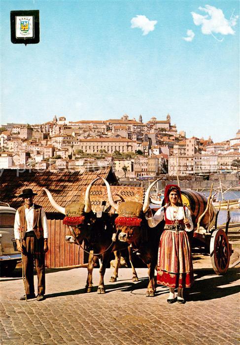 Porto Portugal Trajos regionais vista parcial da cidade