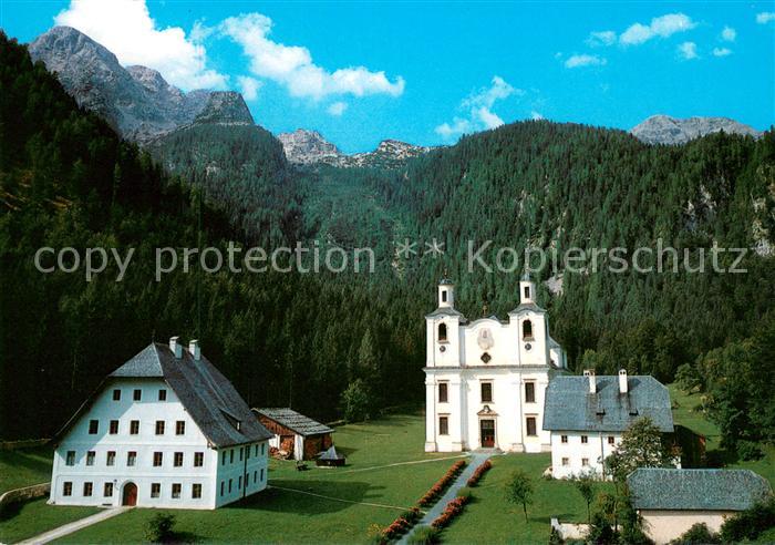 St Martin Lofer Wallfahrtsort Maria Kirchenthal Barockkirche von Fischer von Erl