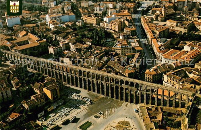 Segovia Acueducto vista aérea