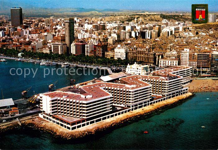 Alicante Vista general y Hotel Meliá vista aérea