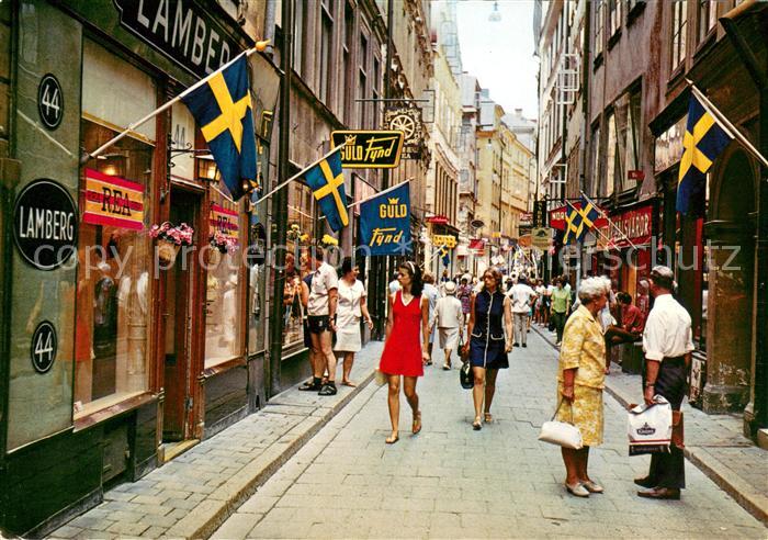 Stockholm Old Town Vaesterlaenggatan Altstadt