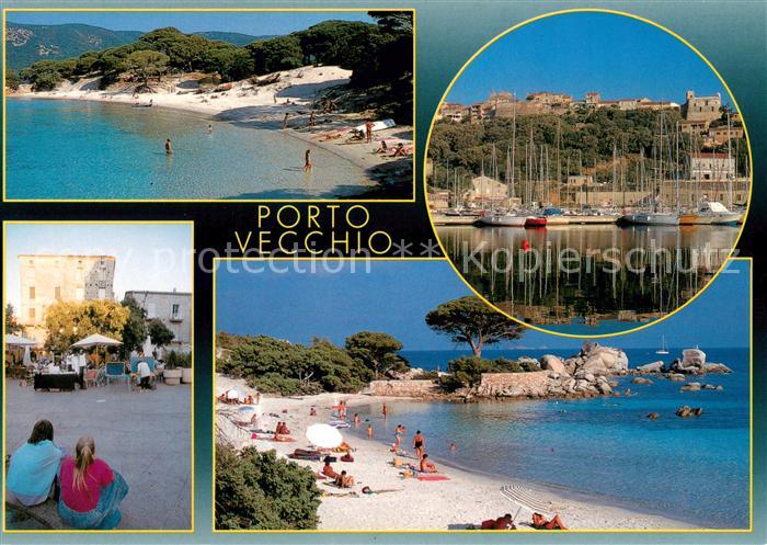 Porto-Vecchio Strand Hafen StrassenCafe