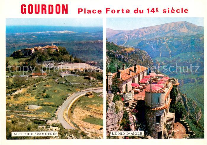 Gourdon Alpes-Maritimes Veritable nid d’aigle ce vieux village Feodal dominant l
