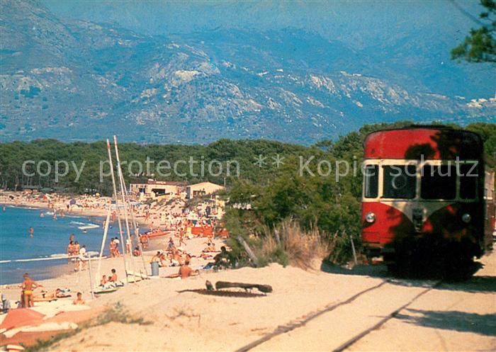Calvi Le train des Plages