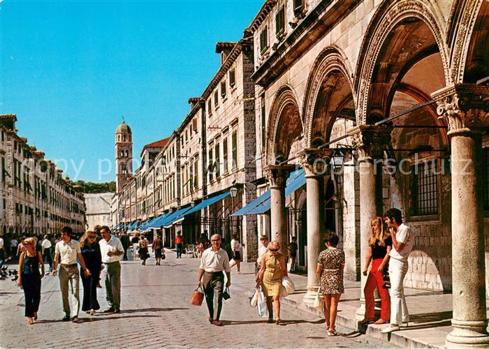 Dubrovnik Ragusa Placa Stradun