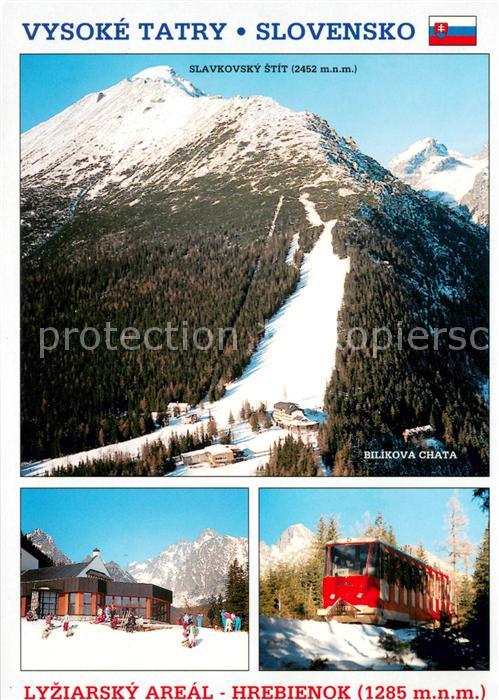 Vysoke Tatry Slavkovsky Stit Bilikova Chata Lyziarsky Areal Hrebienok