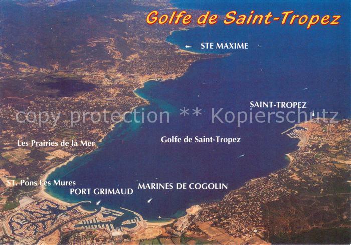Saint Tropez Var Le Golfe de Saint Tropez Vue aerienne