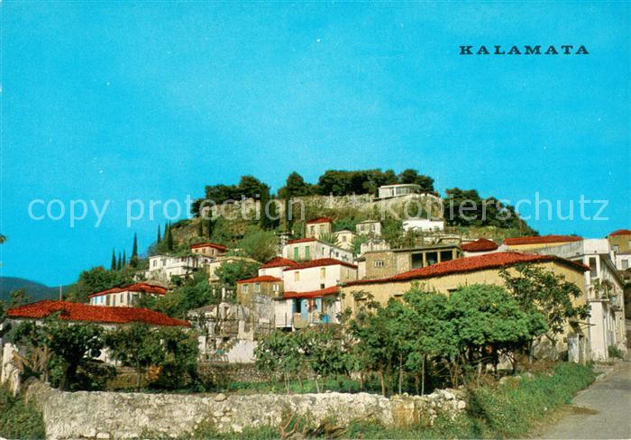 Kalamata Blick zum Kastro